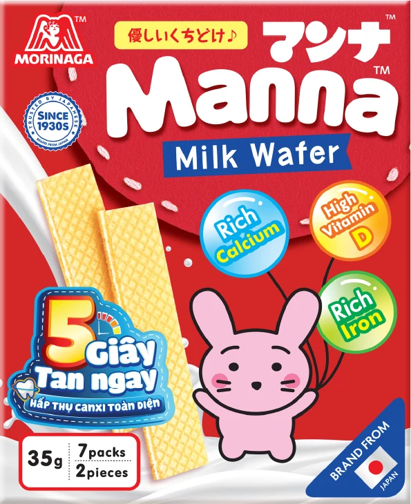 Bánh xốp sữa Manna